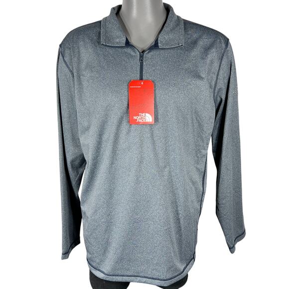 The North Face Other - The North Face 1/4 Zip Pullover Jacket Mens XL Navy Heather Tech Fleece New READ